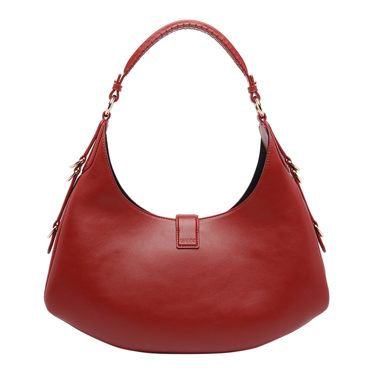 Ganni Small Kat Shoulder Bag In Red