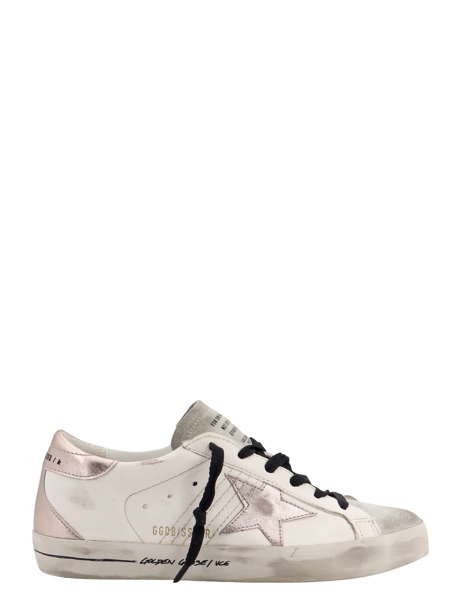 Shop Golden Goose Superstar Sneakers In White