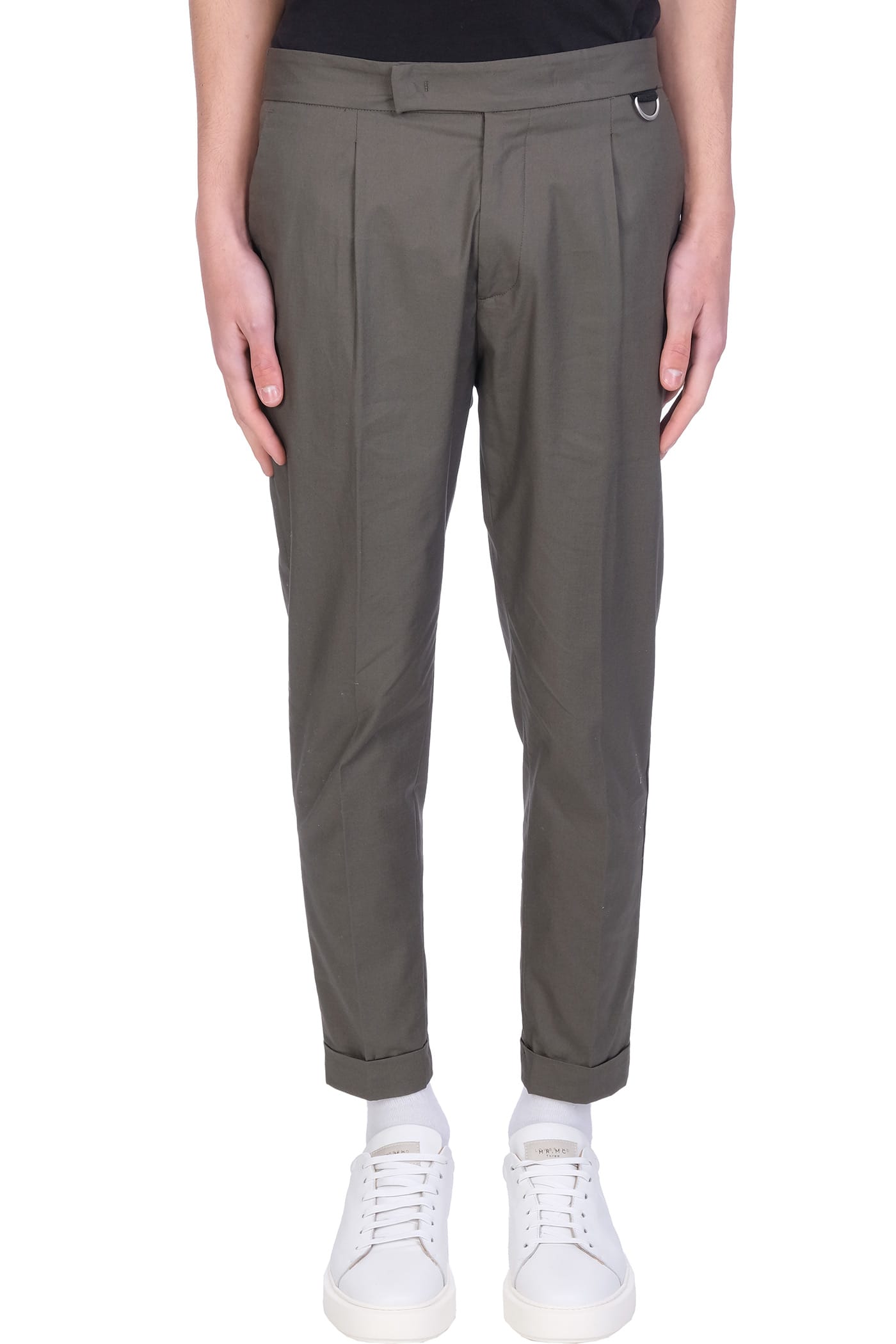 Low Brand Pants In Green Cotton