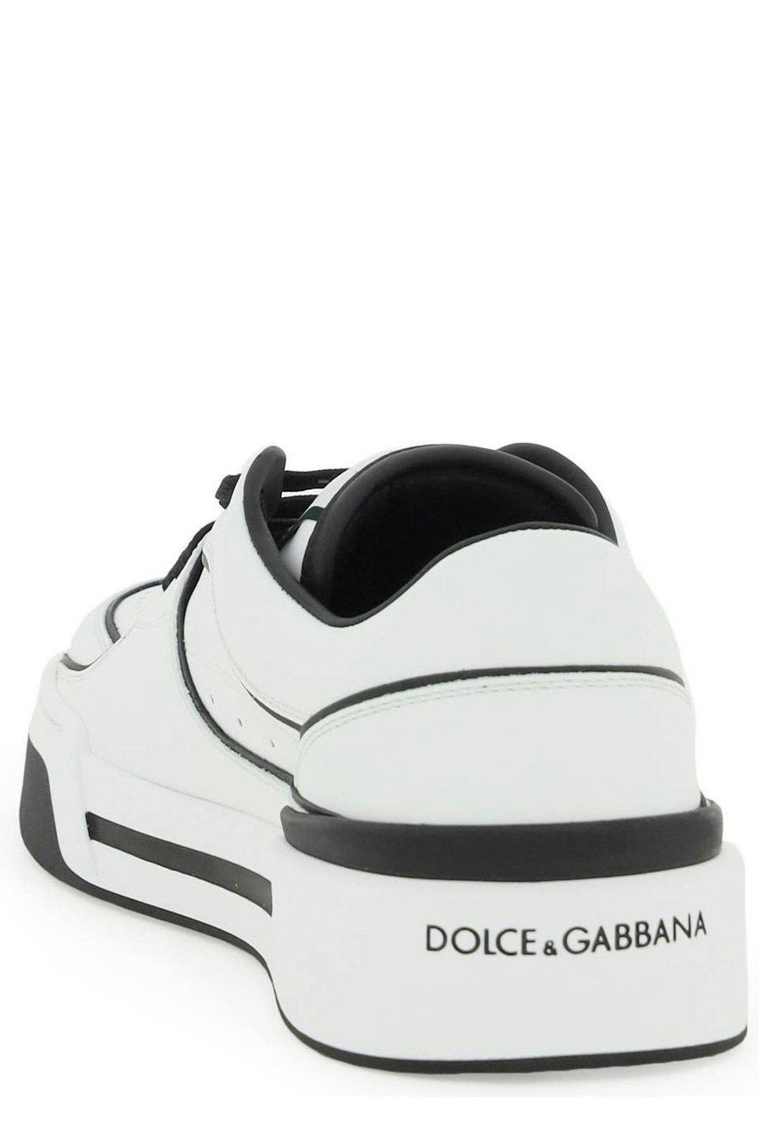 Shop Dolce & Gabbana New Roma Lace-up Sneakers