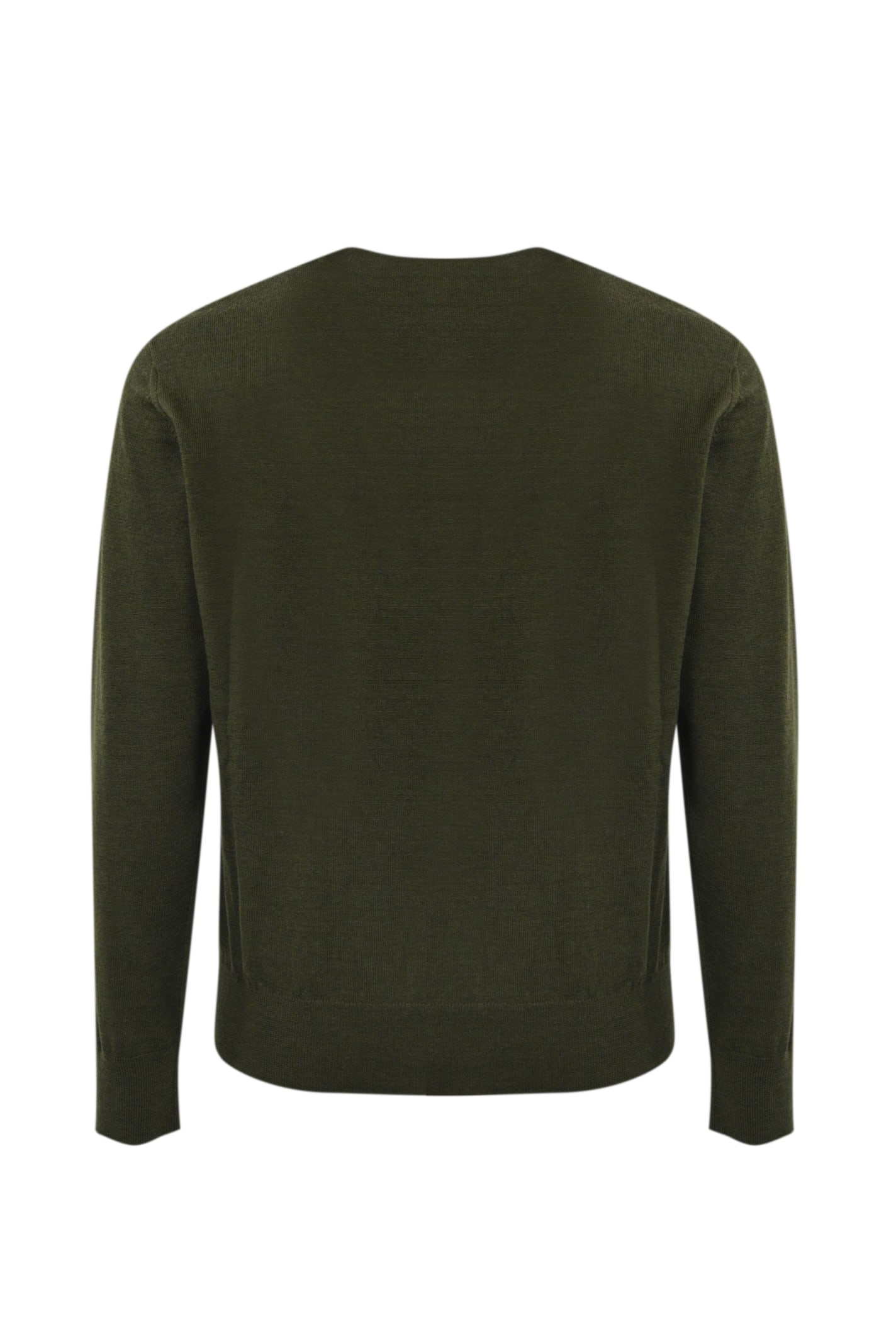 Shop Dsquared2 D2 Leaf Pullover In Wool In Military Green