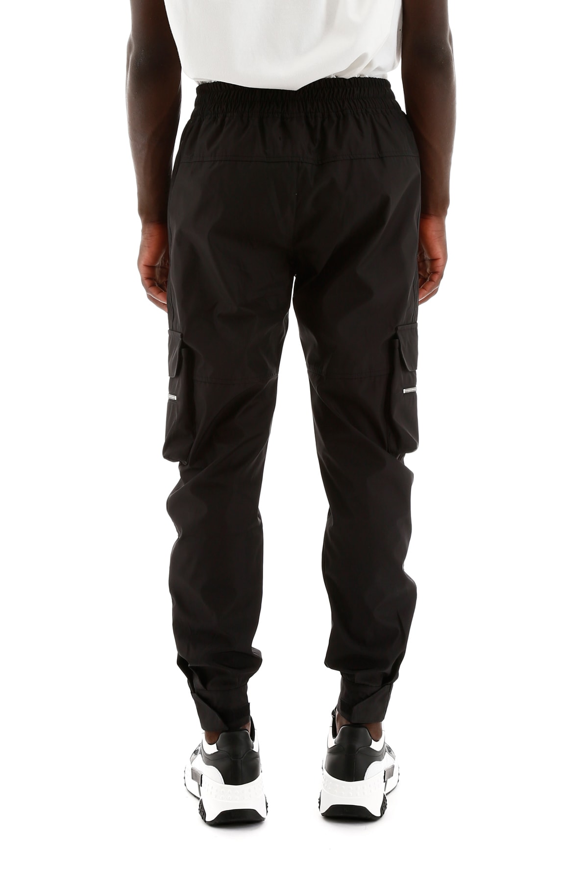 petite cargo trousers black