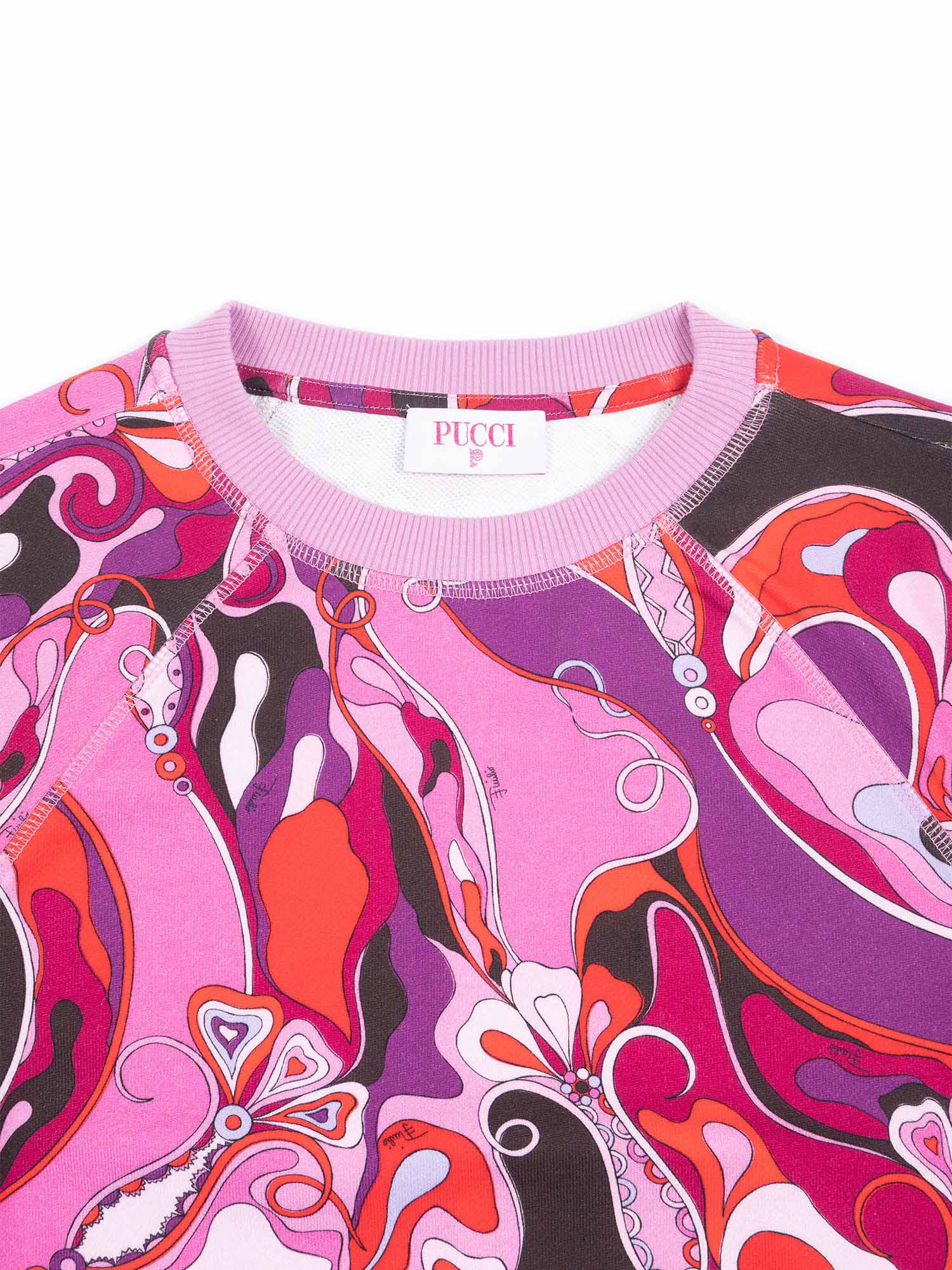 Pucci Sweatshirt In Pink