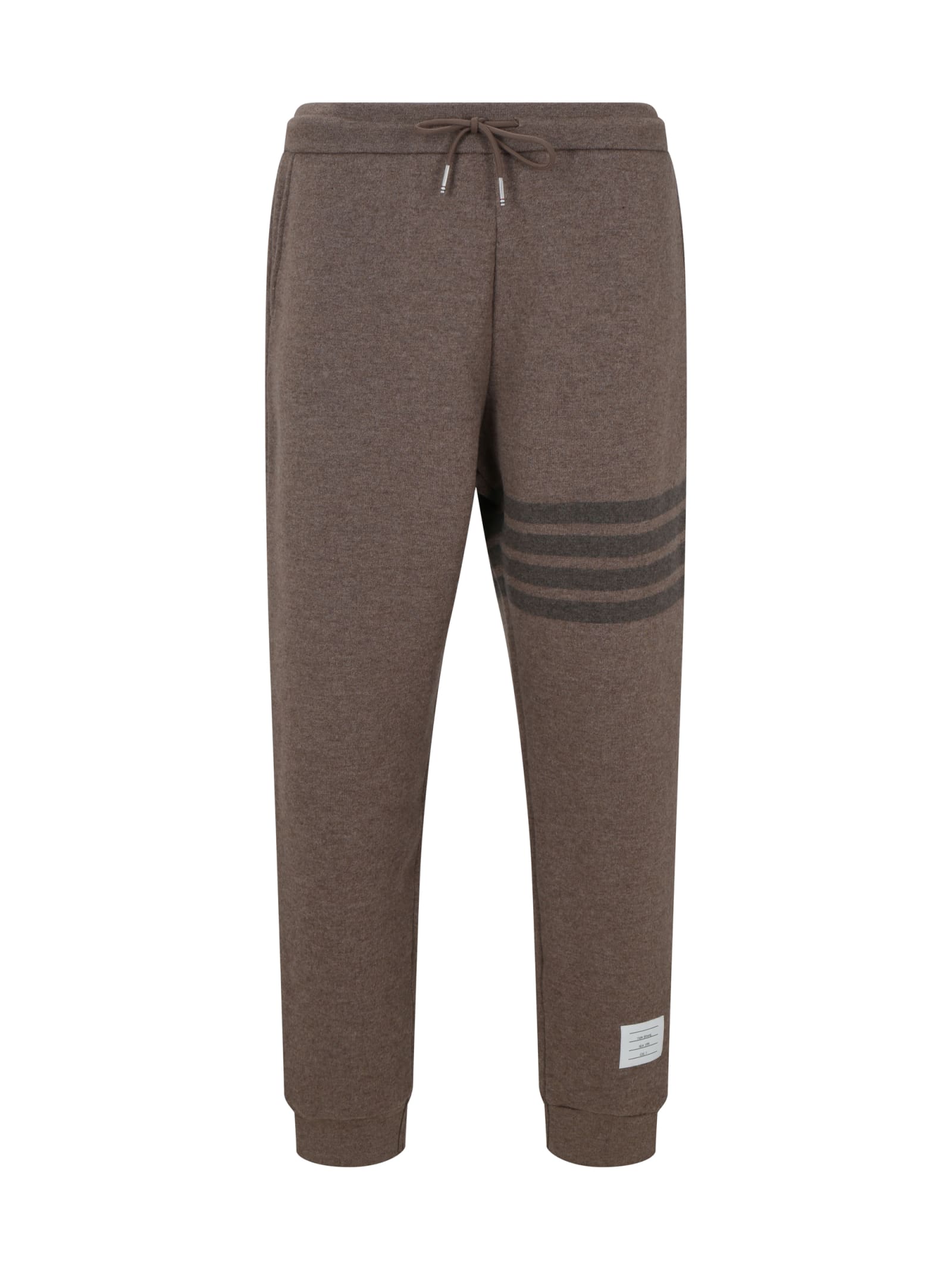 Thom Browne Man Pants Light Brown Size 2 Virgin Wool In Brown