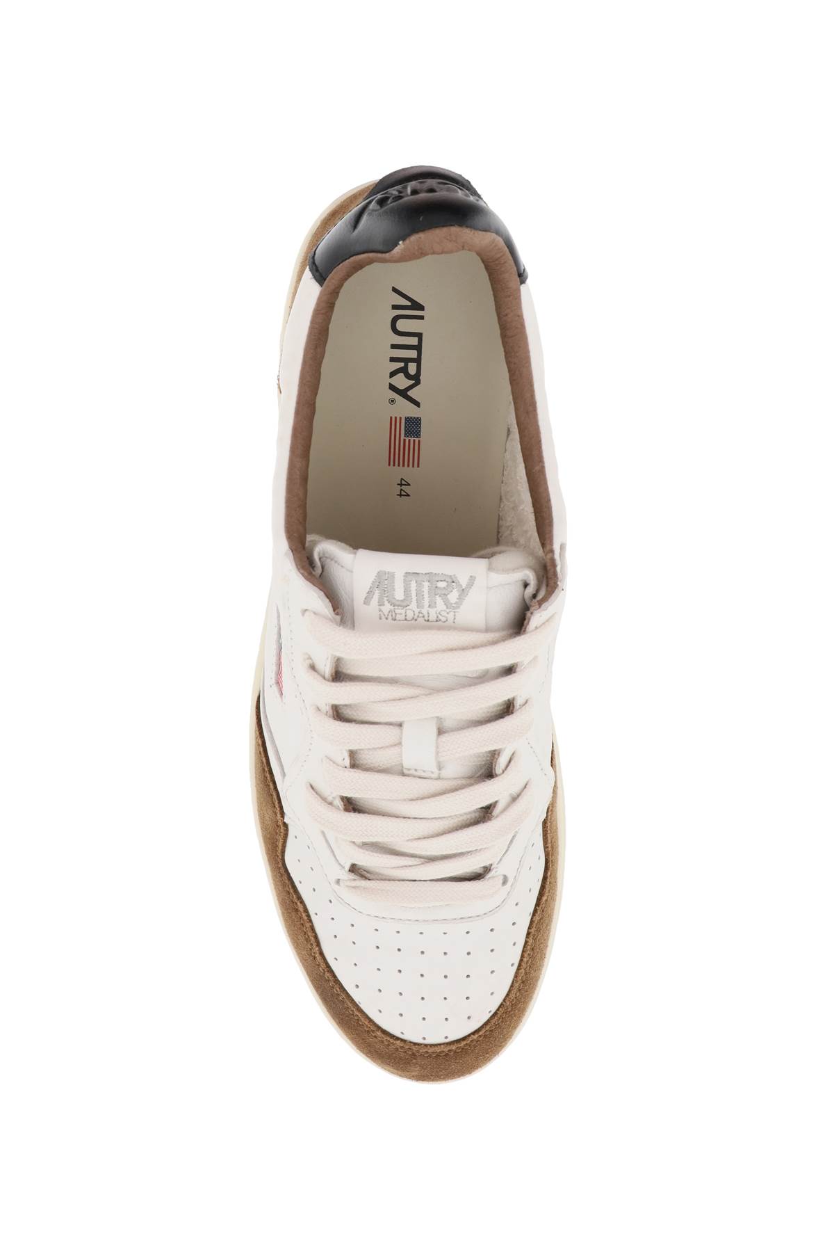 Autry Medalist Low Super Vintage Sneakers In Brown