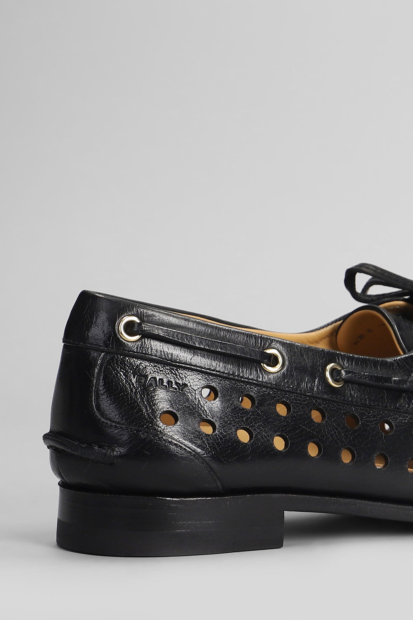 Bally Parcy Fo Loafers In Black Leather In Black