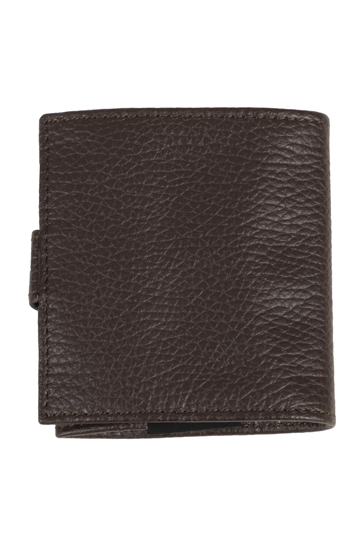 Shop Orciani Leather Wallet In Eba Ebano