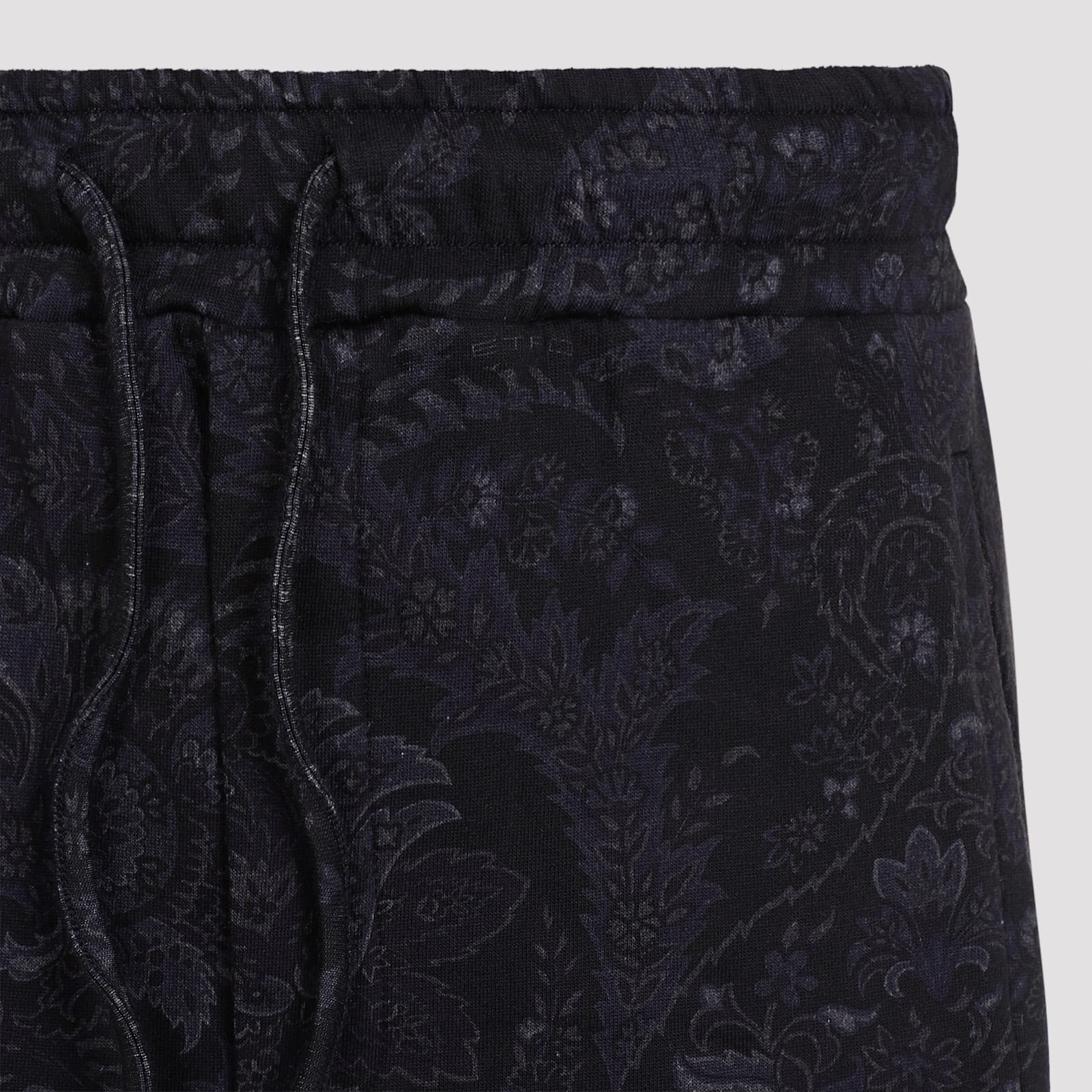 Etro Coulisse Tapered Jogger Pants In F.do Blu