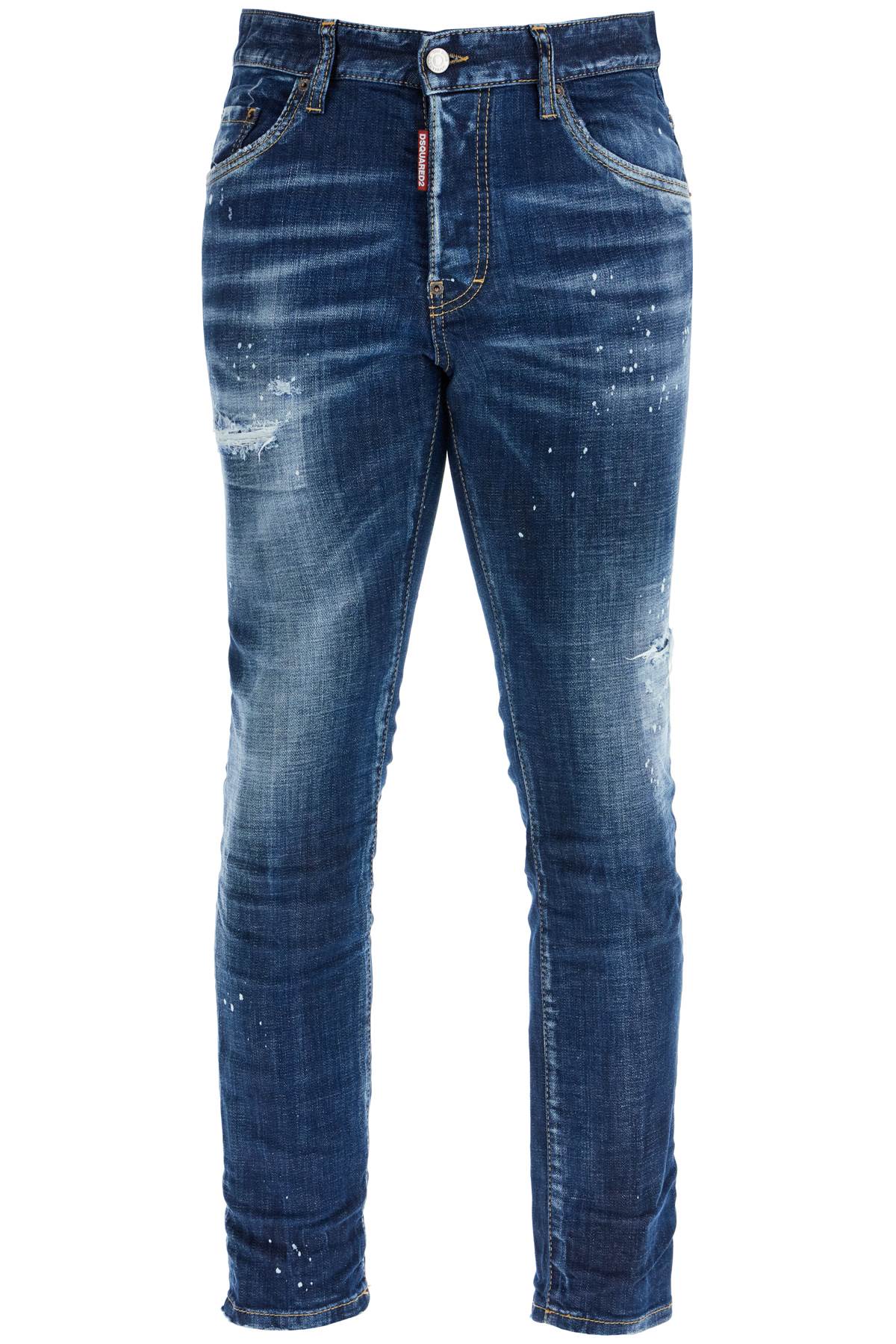 Jeans Skater Slim Fit Blu Navy Made In Italy