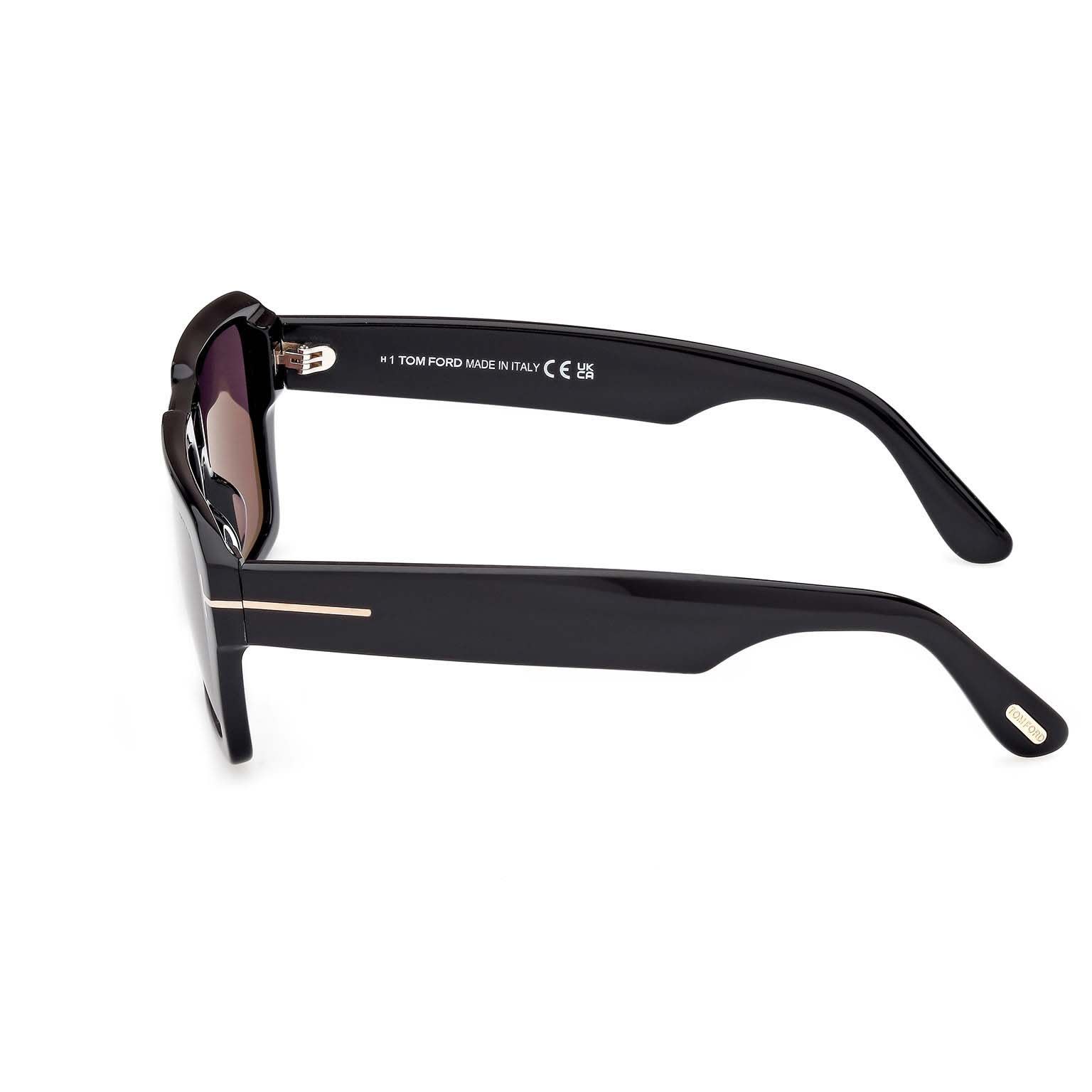 Shop Tom Ford Sunglasses In Nero/grigio