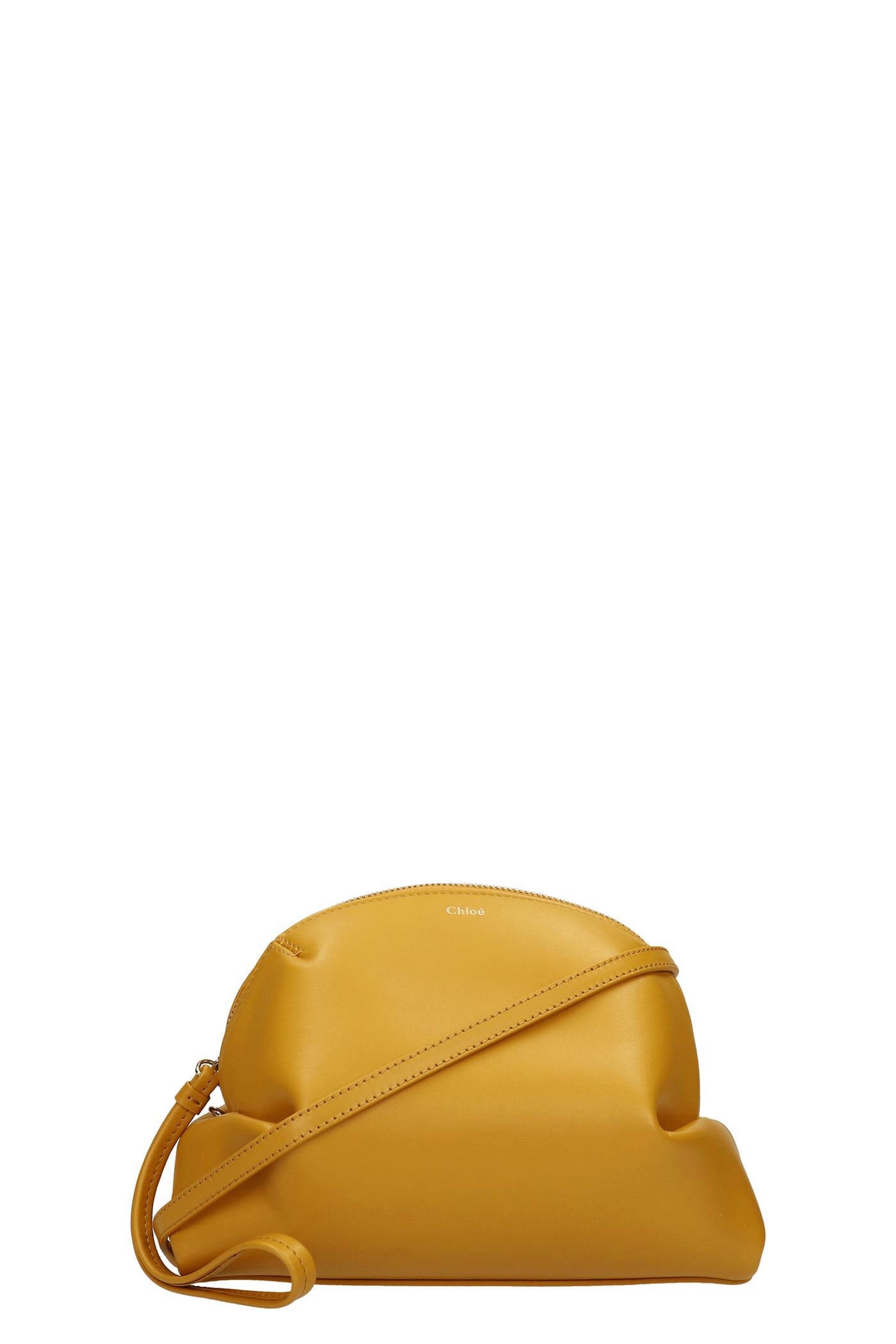 Chloé Judy Shoulder Bag In Yellow Leather