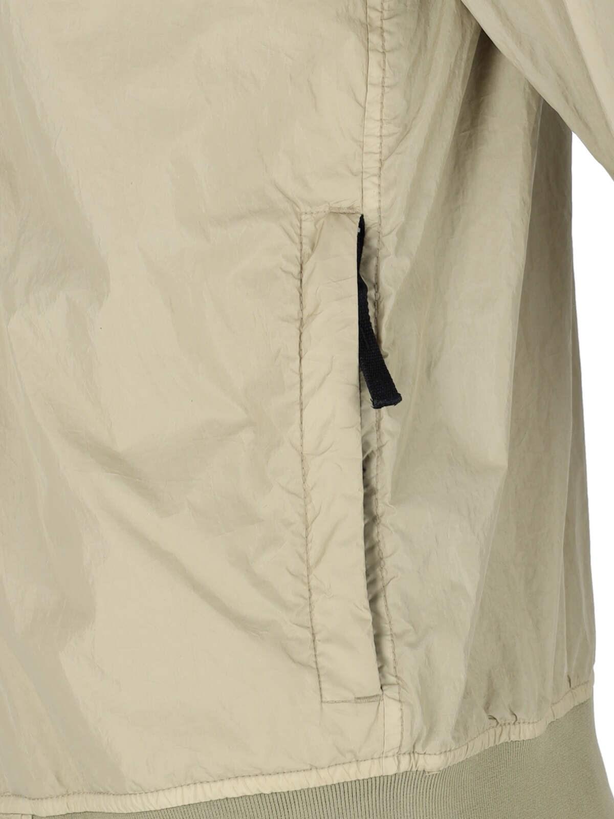 Shop Stone Island Technical Fabric Jacket In Nero