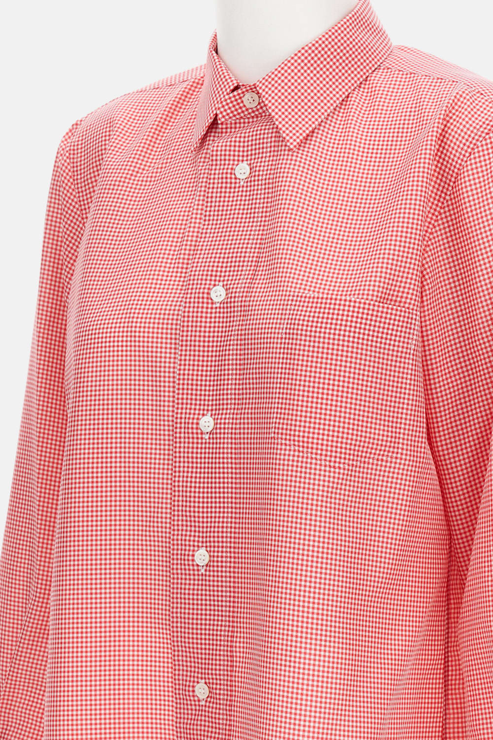 Comme Des Garçons Patterned Shirt In Pink