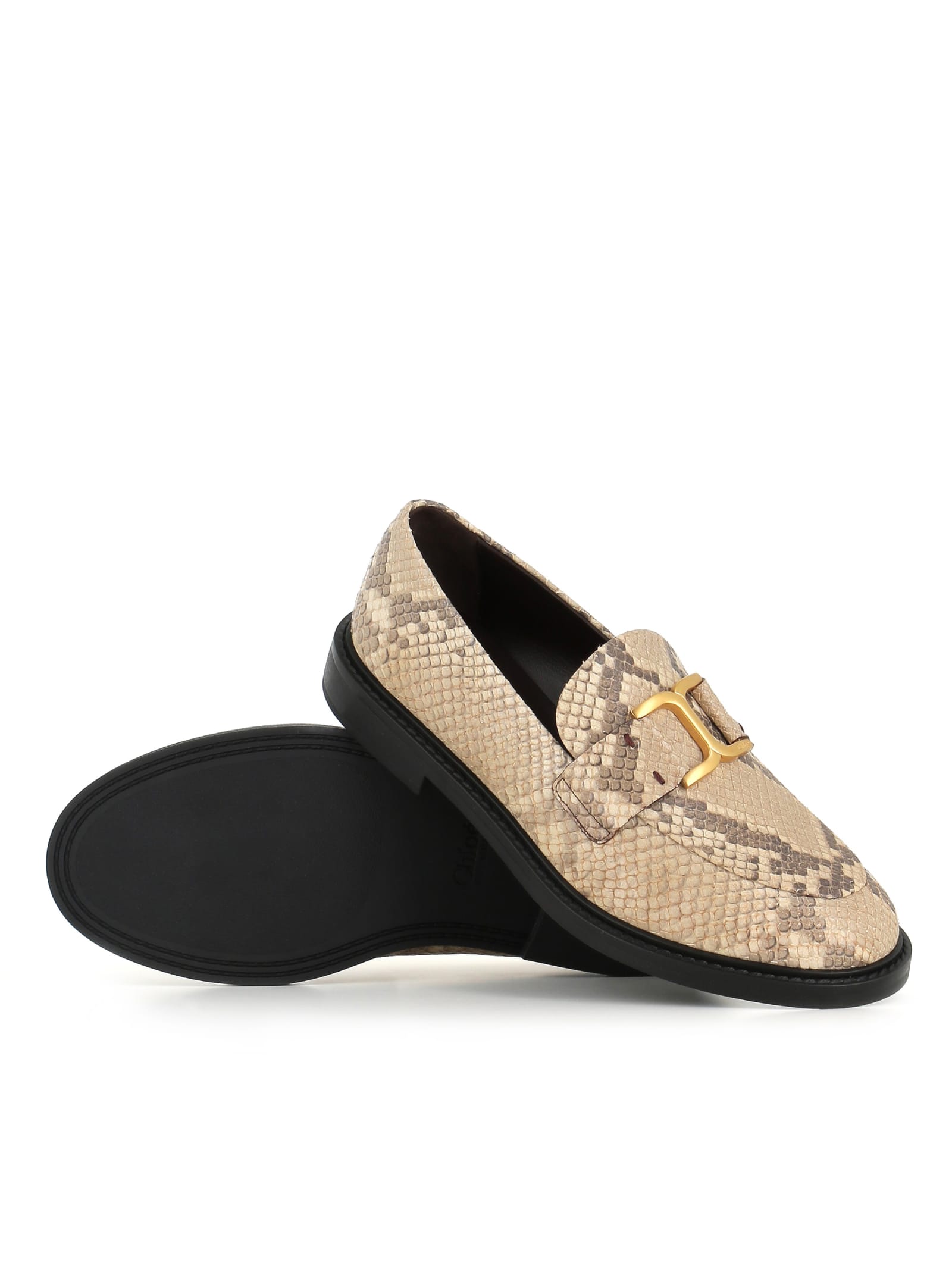 Shop Chloé Loafer Marcie In Python