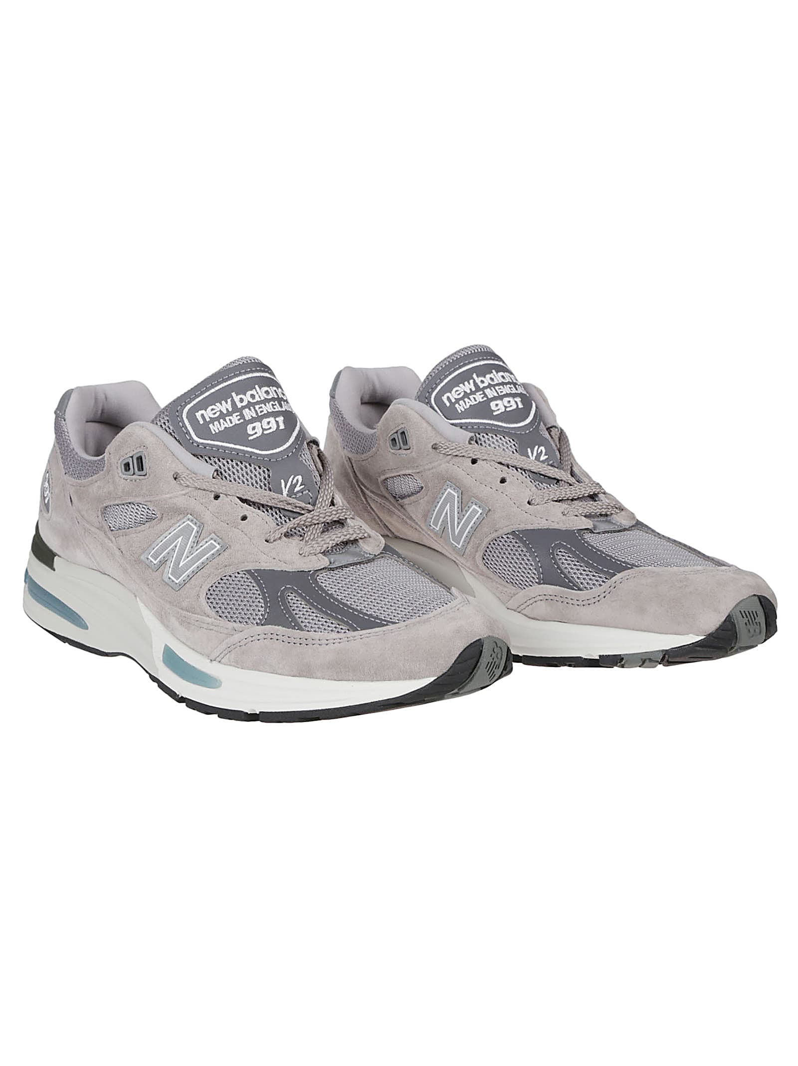 Shop New Balance 991 Sneakers In Dark Grey