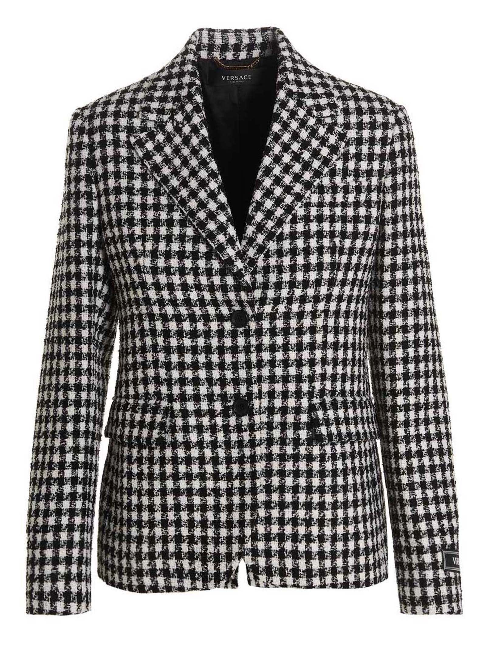 Tweed Wool Blazer Jacket