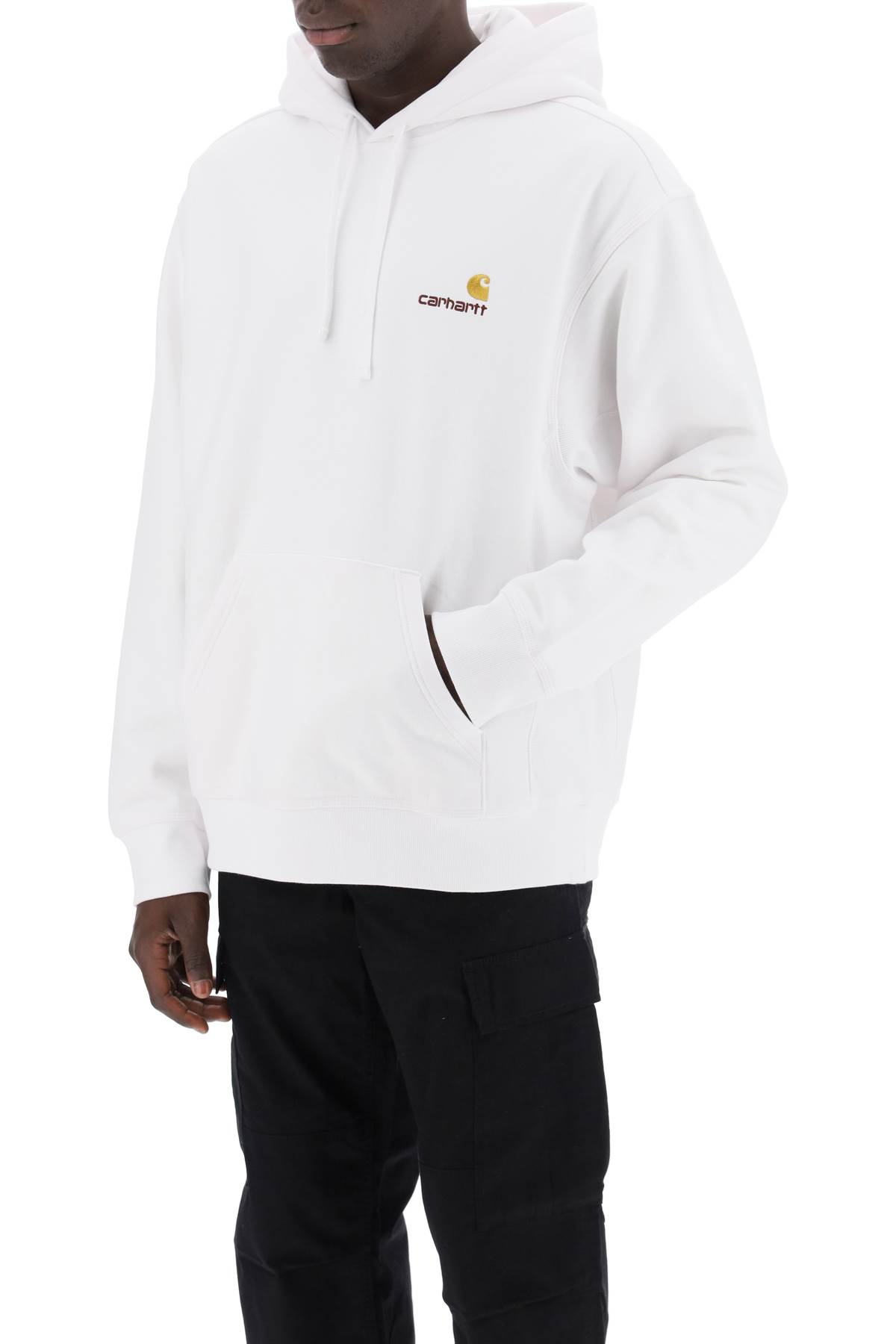 Carhartt American Script Hoodie In White
