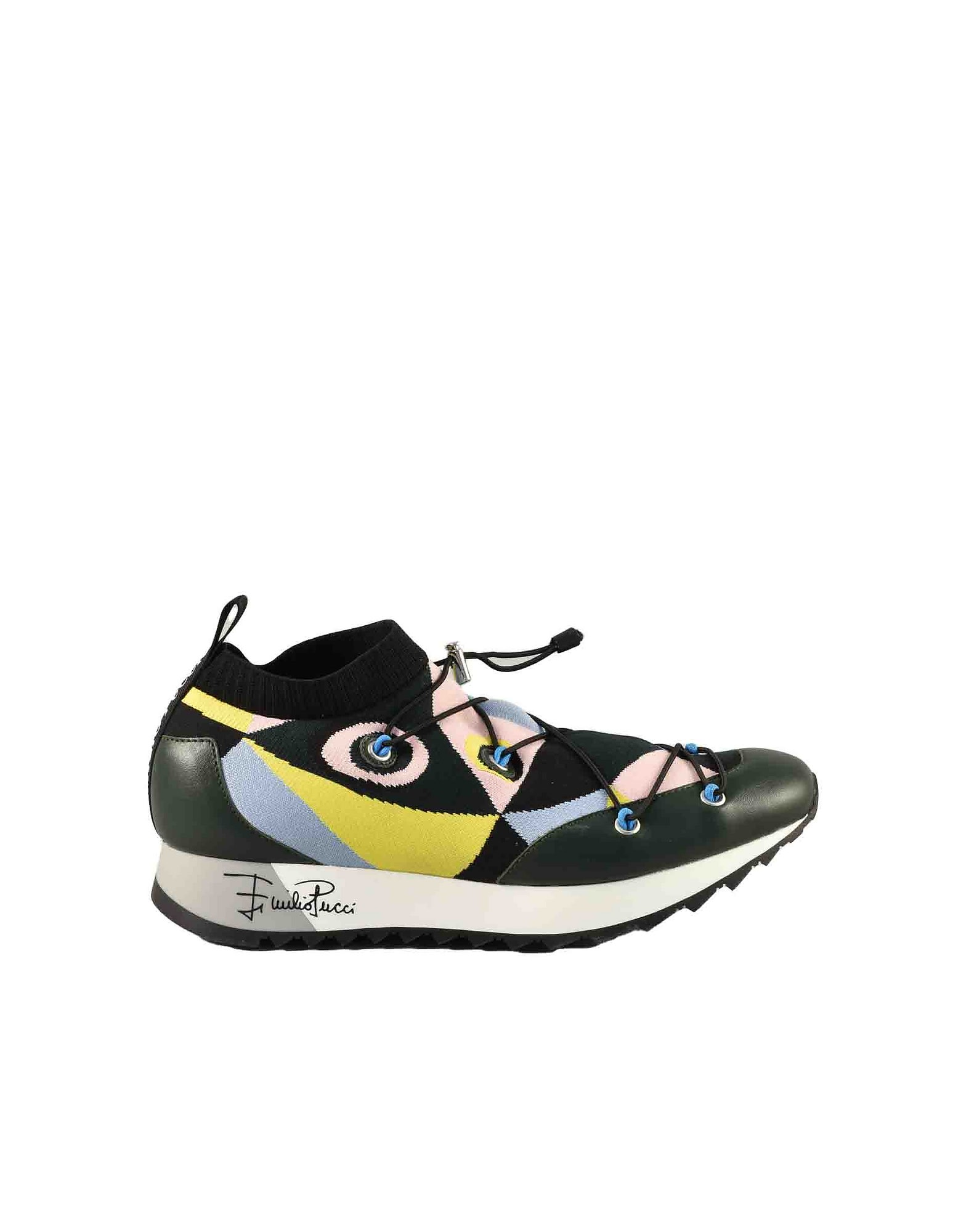 Emilio Pucci Womens Multicolor Sneakers