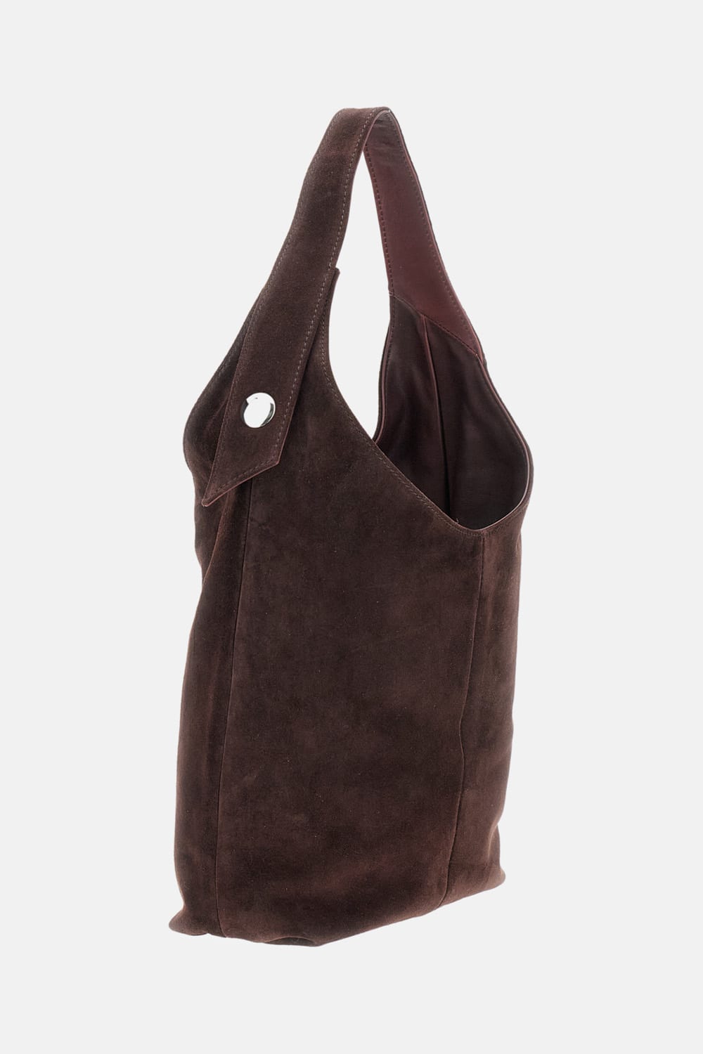 Maeden Suede Monday Bag In Brown