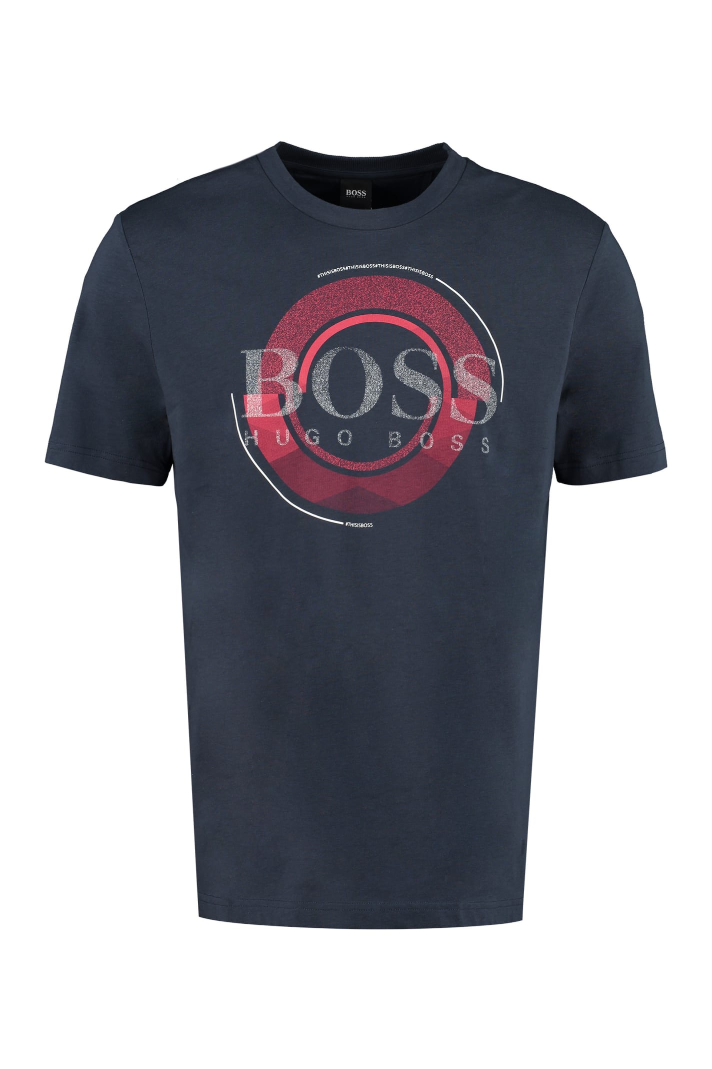 Hugo Boss Cotton Blend Crew-neck T-shirt