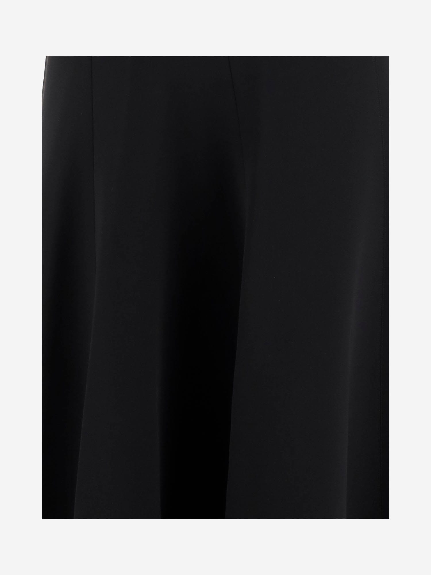 Jacquemus Flared Maxi Skirt In Black