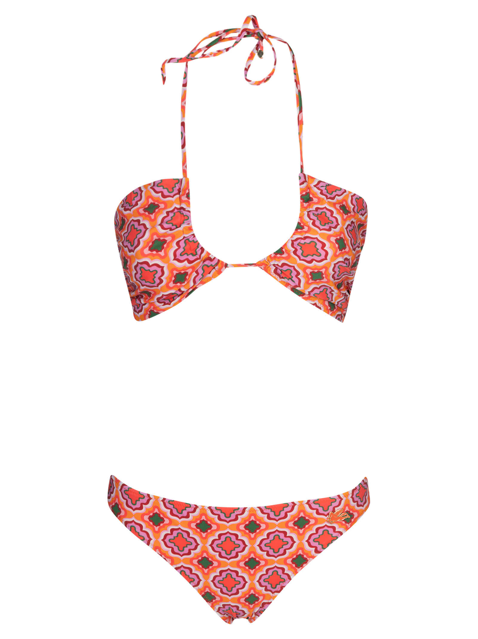 Shop Etro Printed Two-piece Swimsuit In C