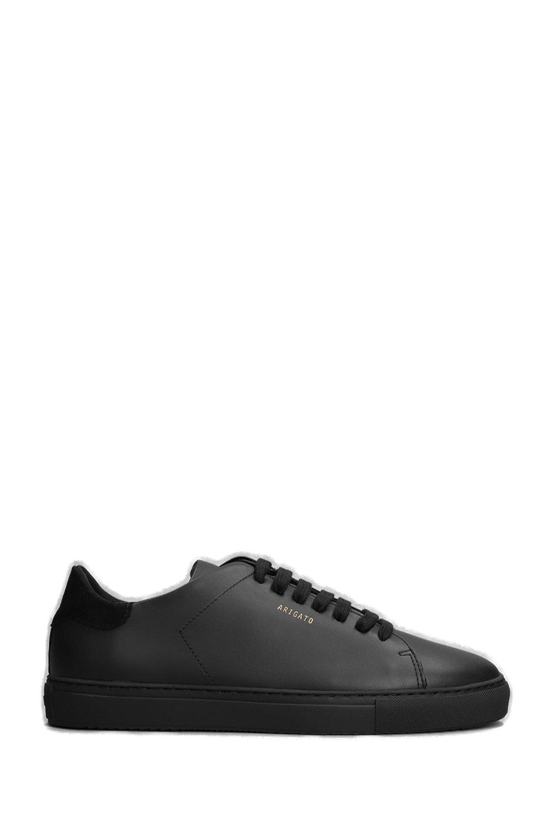 Shop Axel Arigato Clean 90 Lace-up Sneakers In Nero Nero