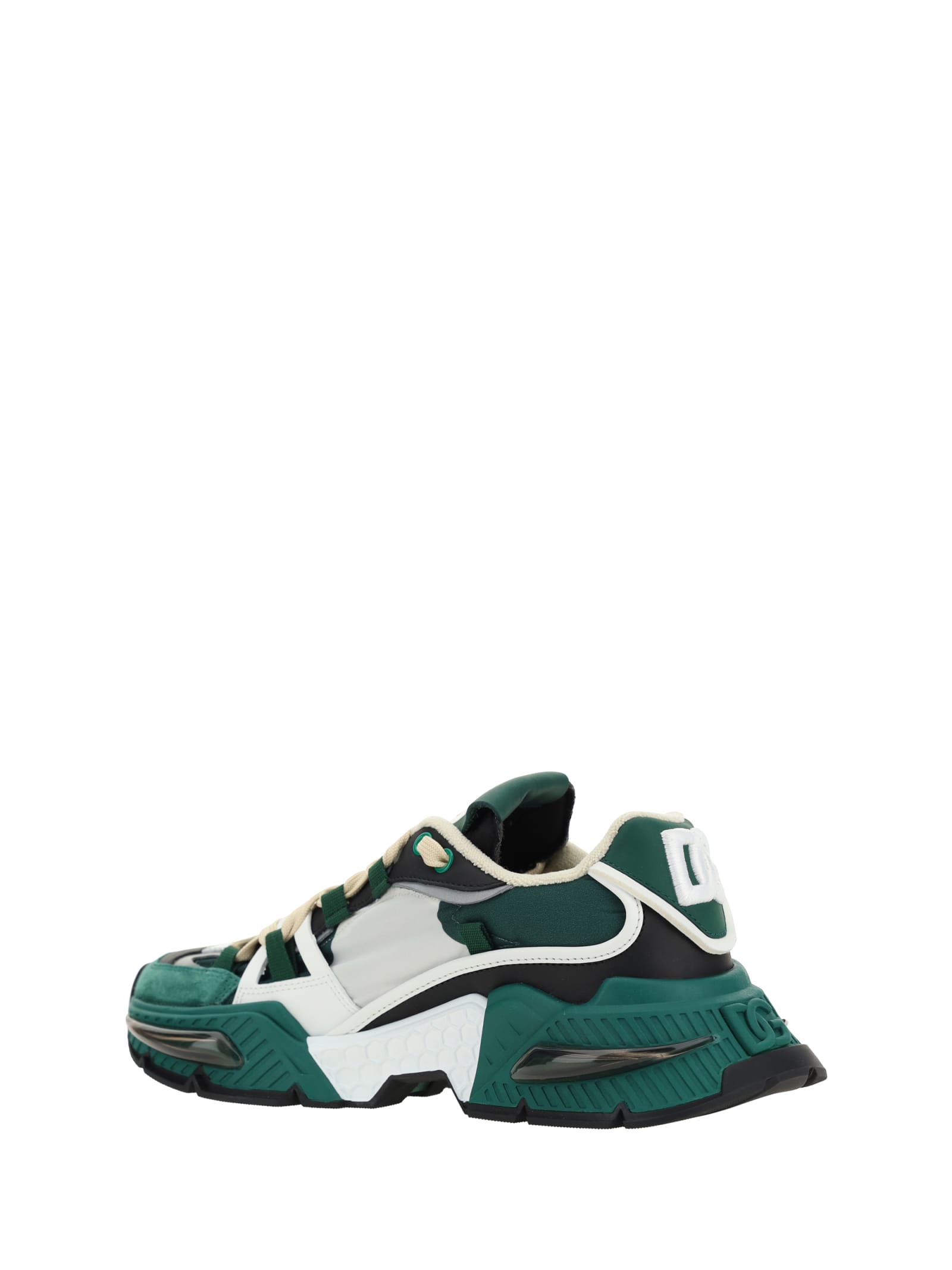 Shop Dolce & Gabbana Airmaster Sneakers In Verde/nero