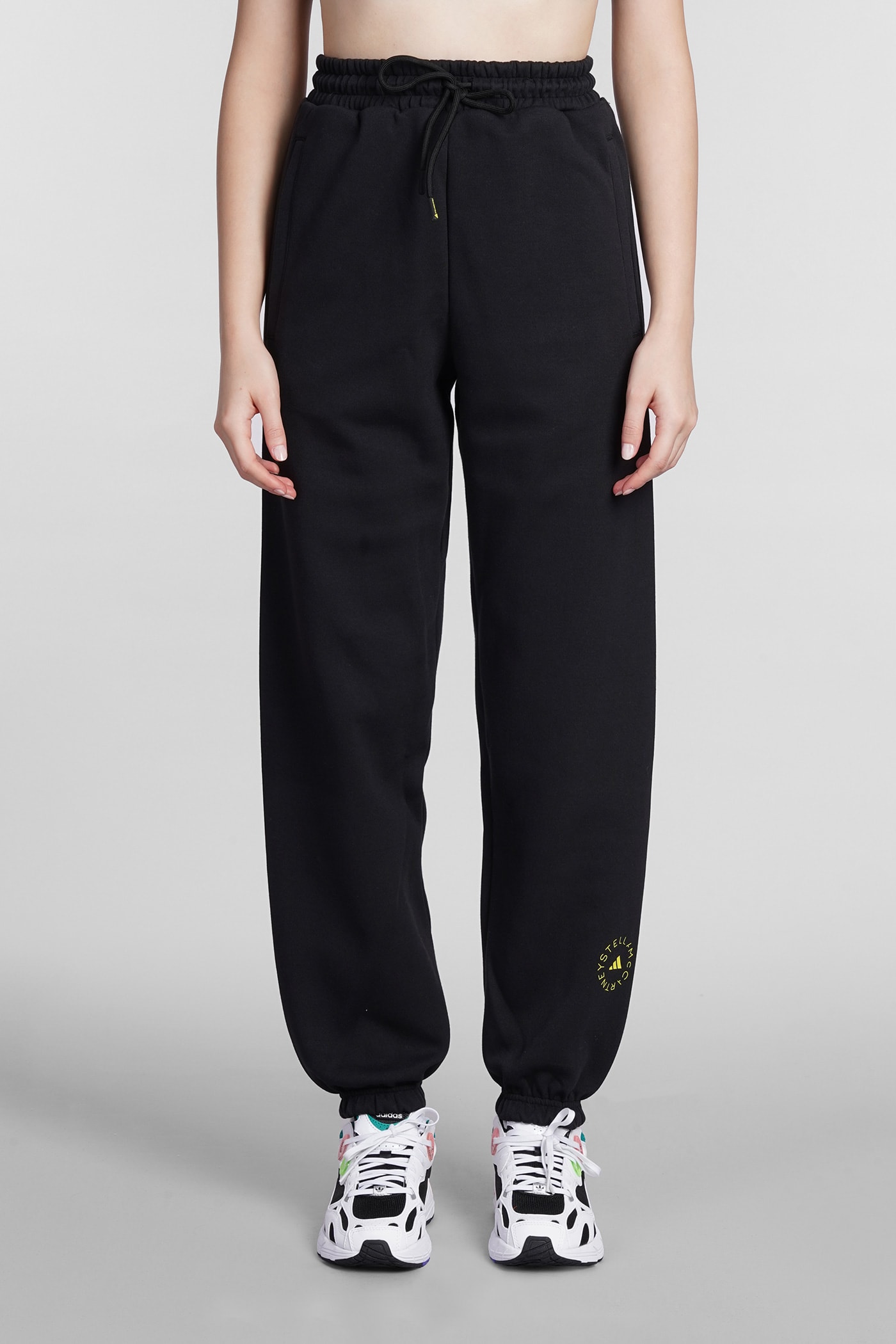 Adidas by Stella McCartney Pants In Black Synthetic Fibers