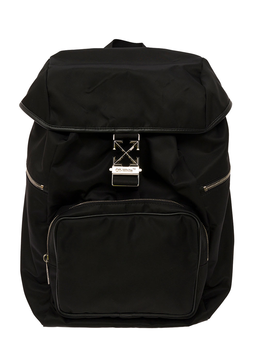 Arrow Tuc 37 Black Backpack With Arrow Motif In Polyamide Man Off-white