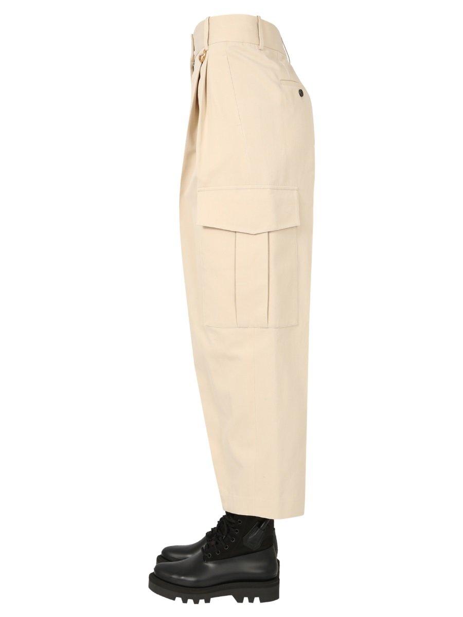 Givenchy Cargo-style Straight-leg Trousers In Ivory