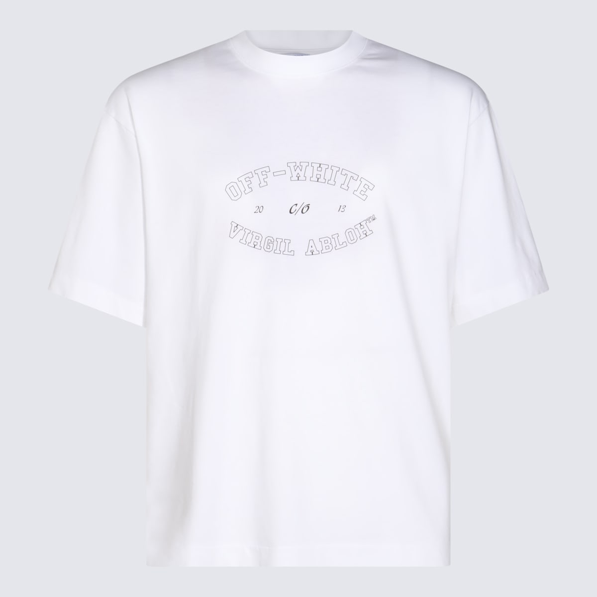 Shop Off-white White Cotton T-shirt