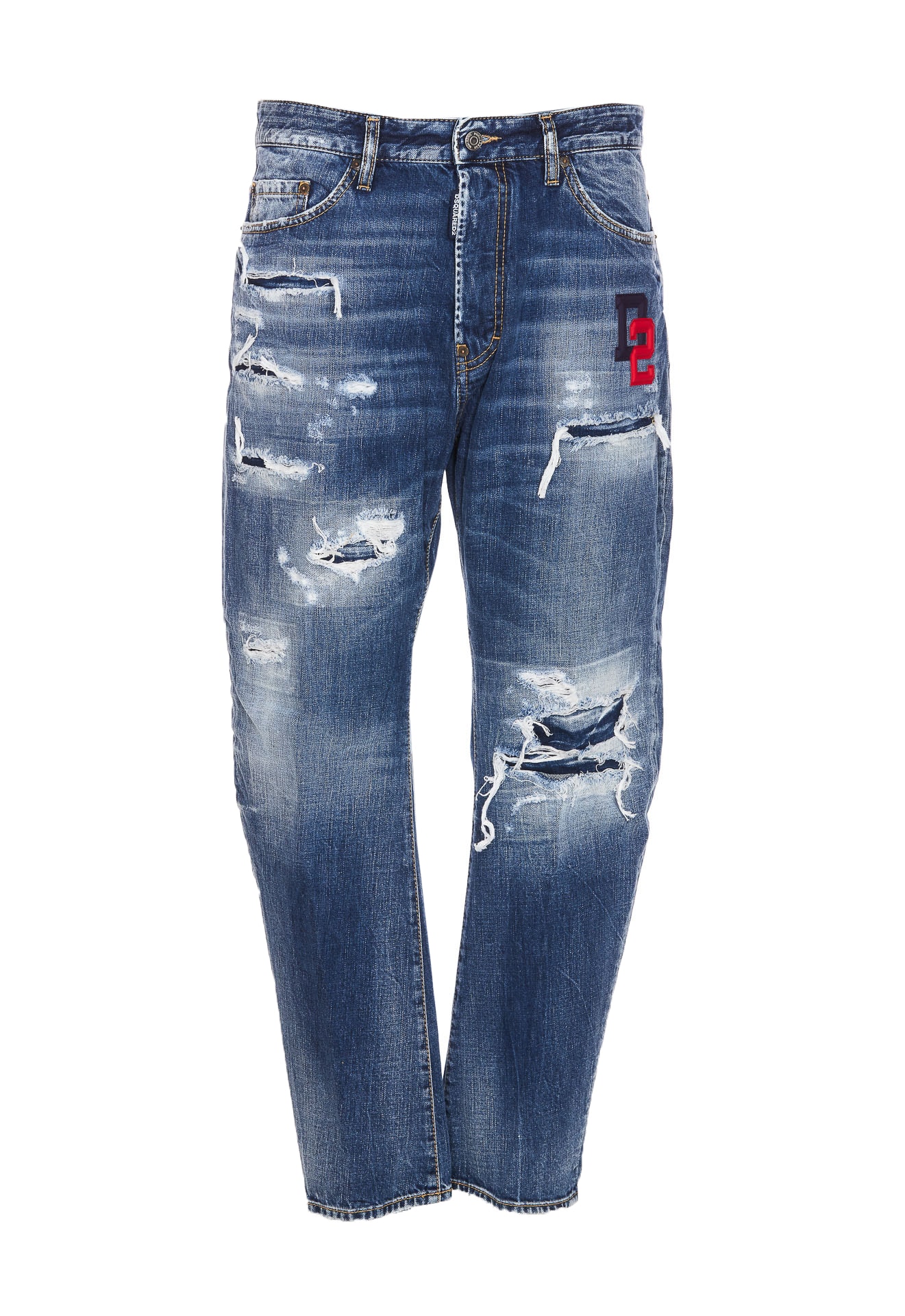 Shop Dsquared2 Bro Jean Jeans In Multicolour