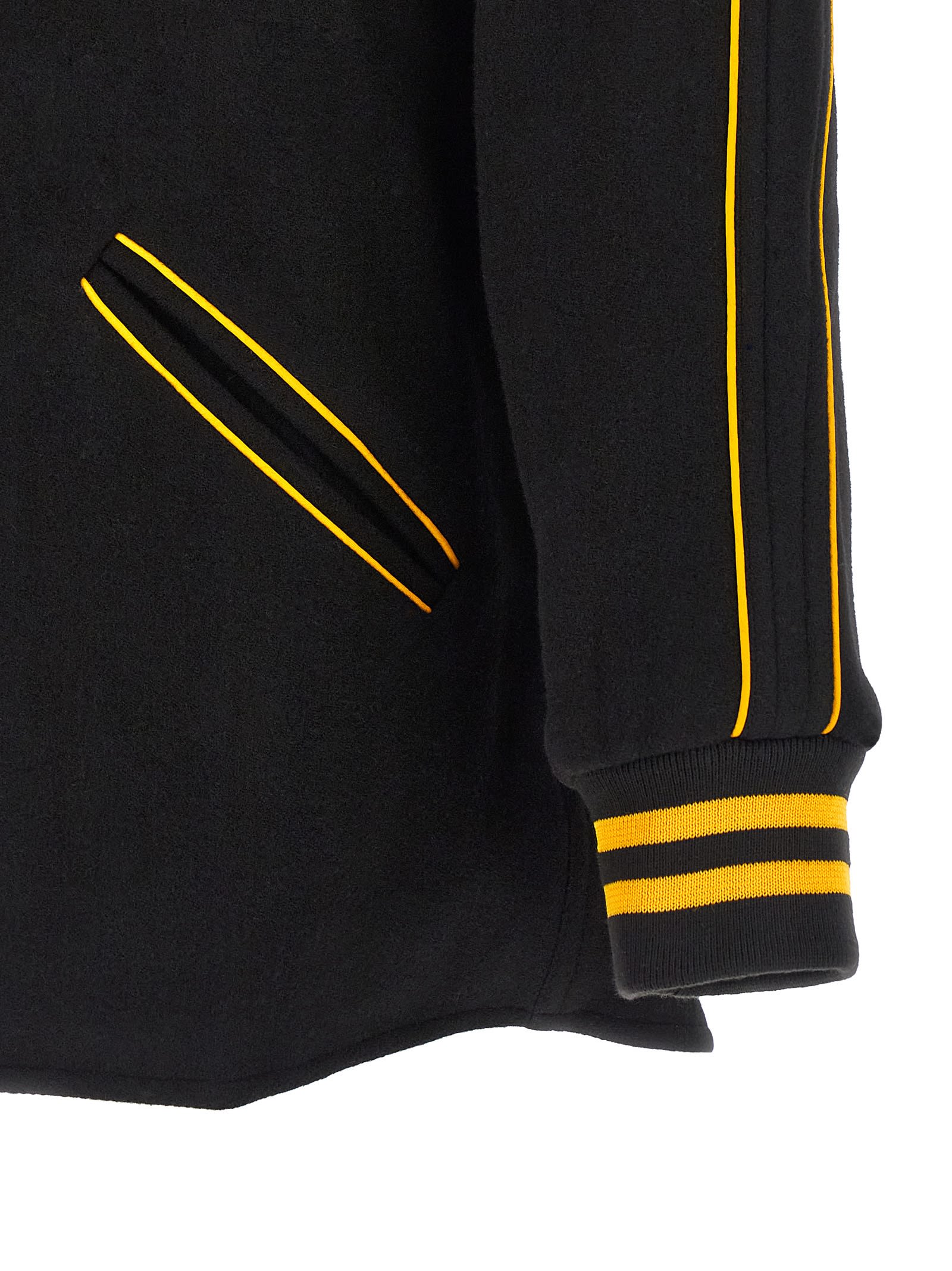 Bode Monogram Snap Reversible Jacket In Black