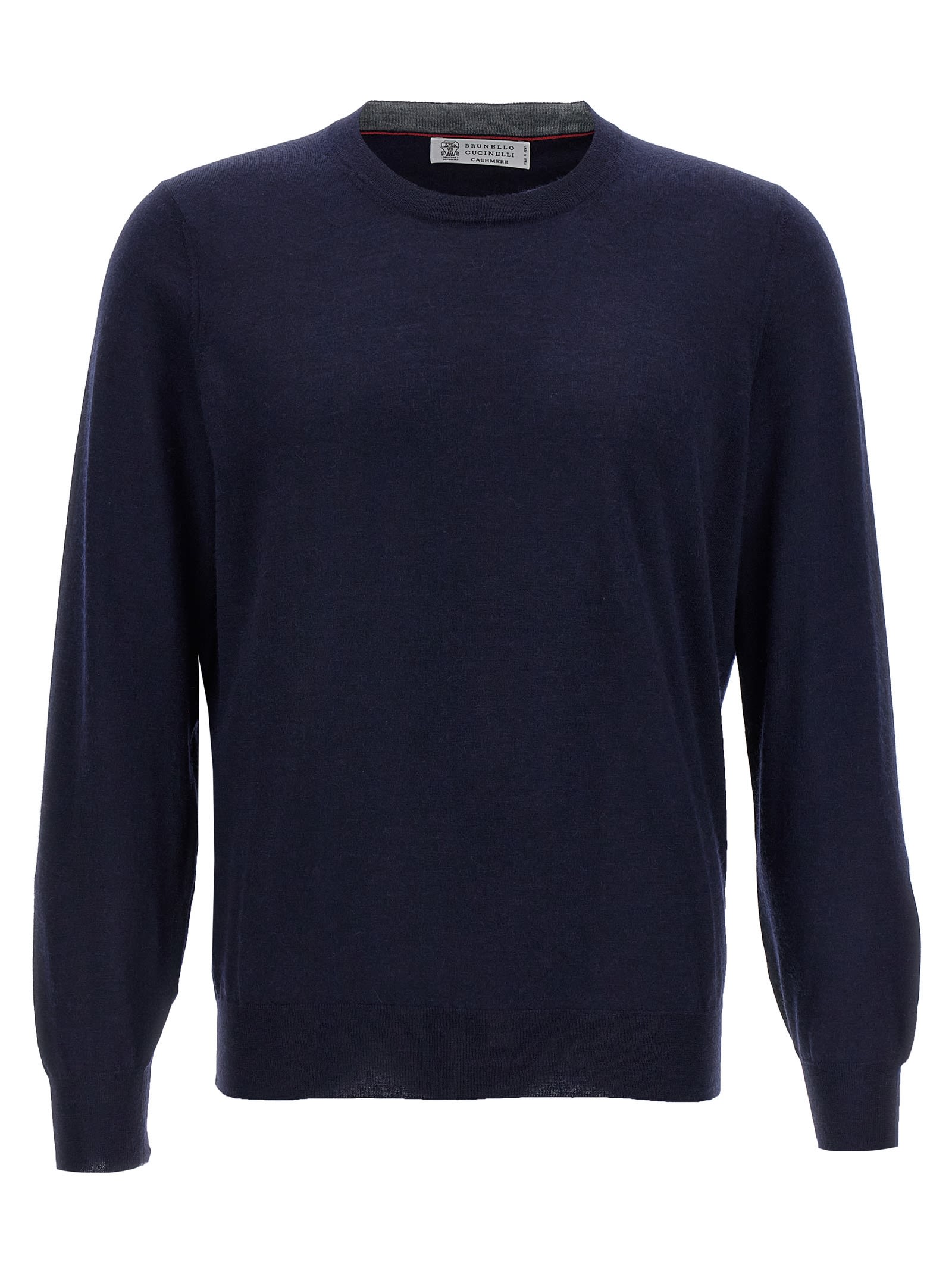 Shop Brunello Cucinelli Wool Sweater In Blue