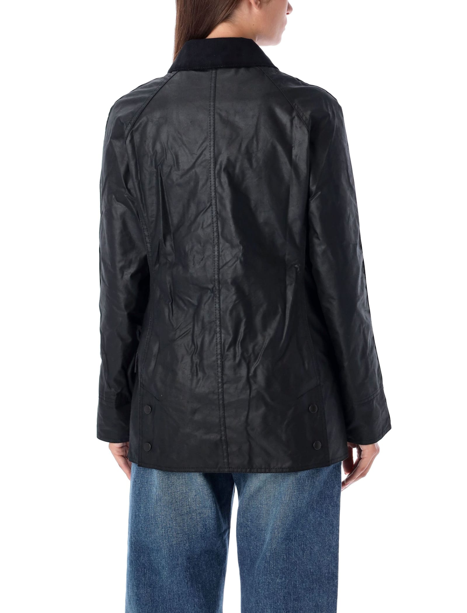 Shop Barbour Beadnell® Wax Jacket In Black