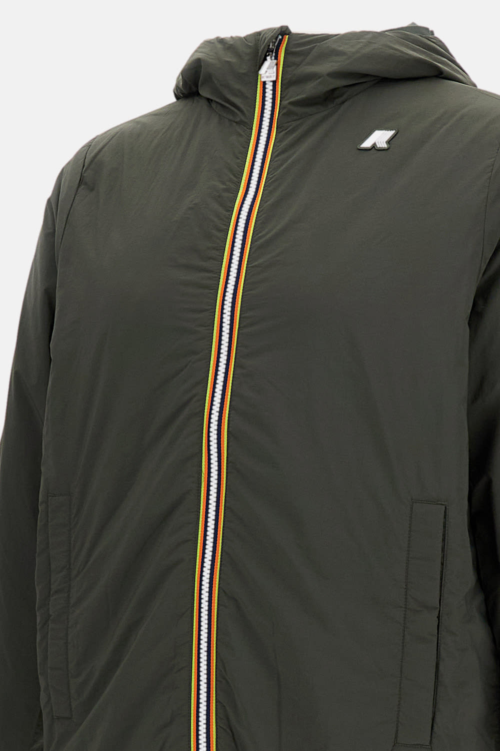 K-way Green Blue Jack St Thermo Double Down Jacket In Green