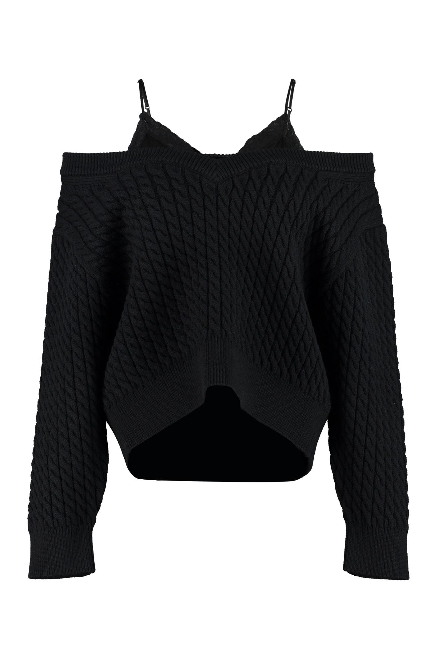 Alexander Wang Cotton-blend Layered Sweater