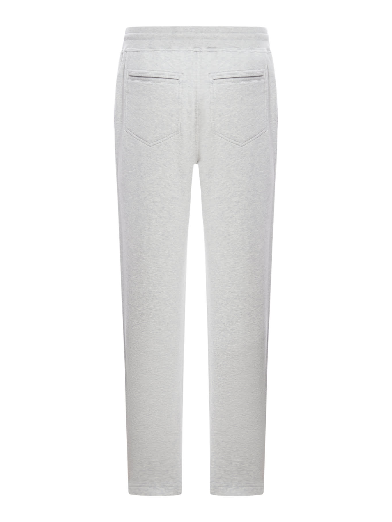 Shop Brunello Cucinelli Pants In Grey Medium