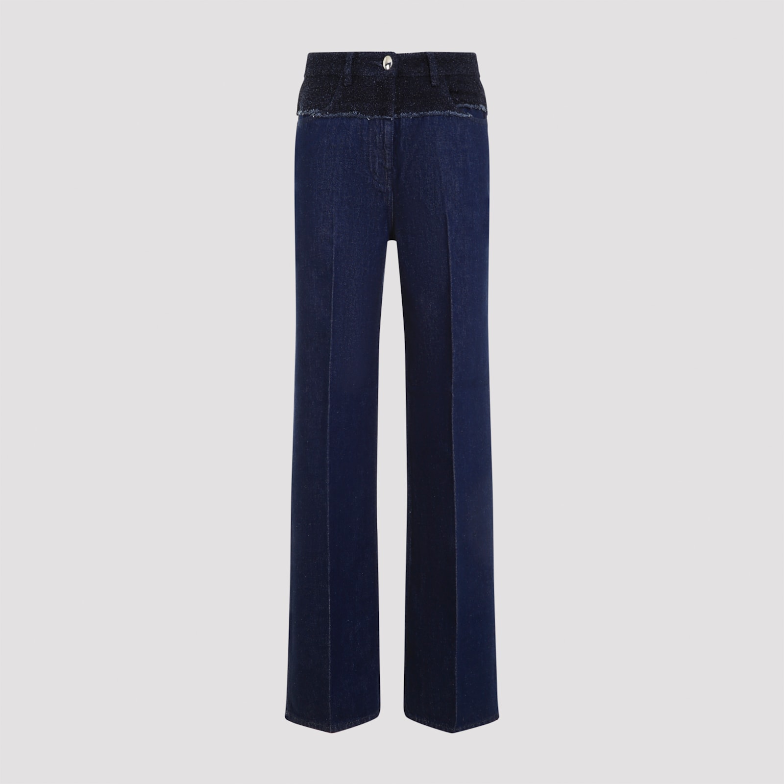 Shop Givenchy Cotton Jeans In Indigo Blue