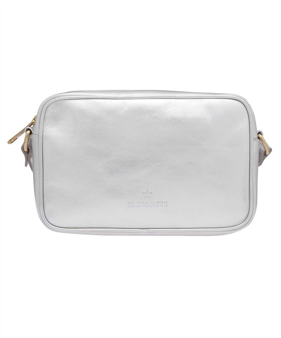 Il Bisonte Leather Crossbody Bag In Silver