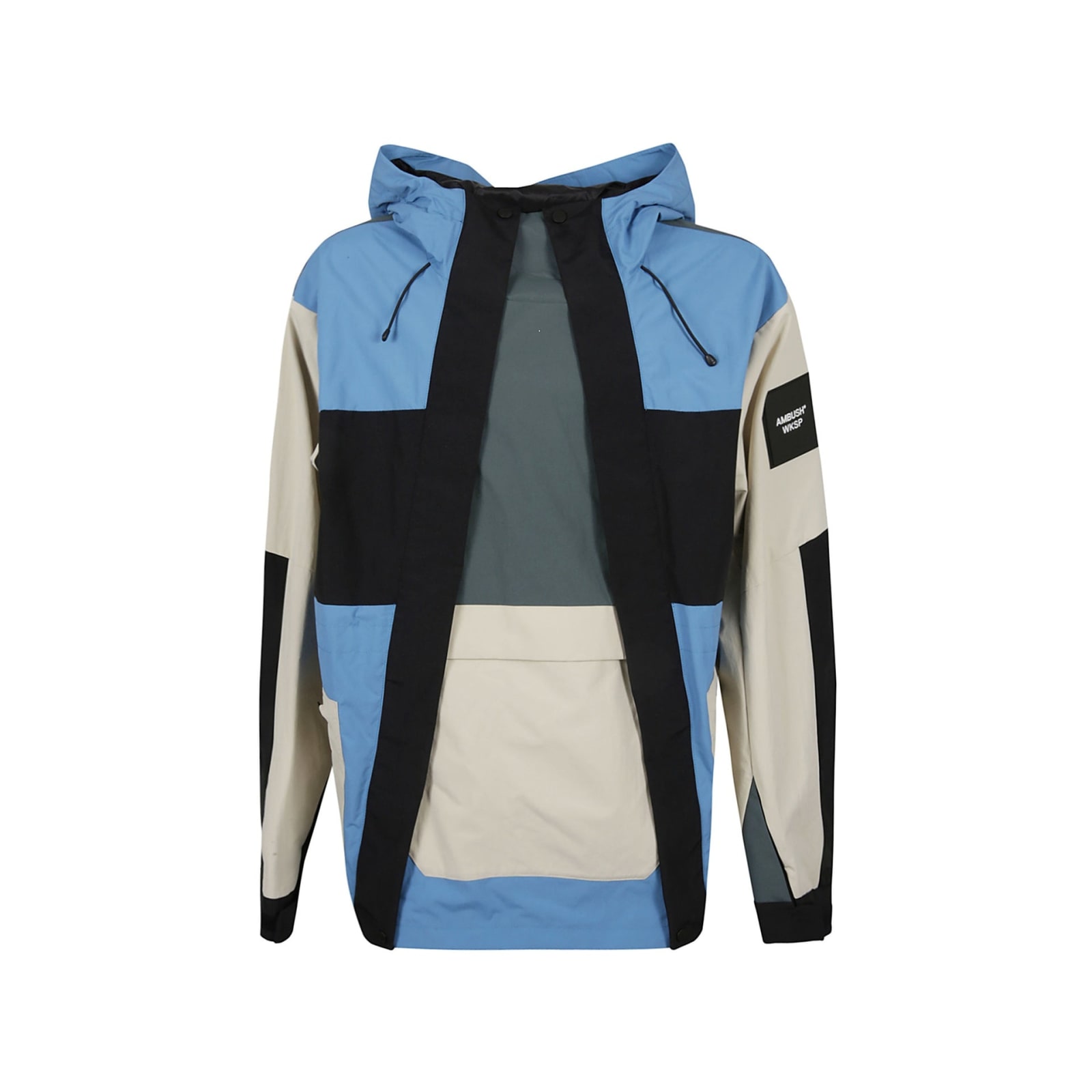 Shop Ambush Colour-block Jacket In Blue