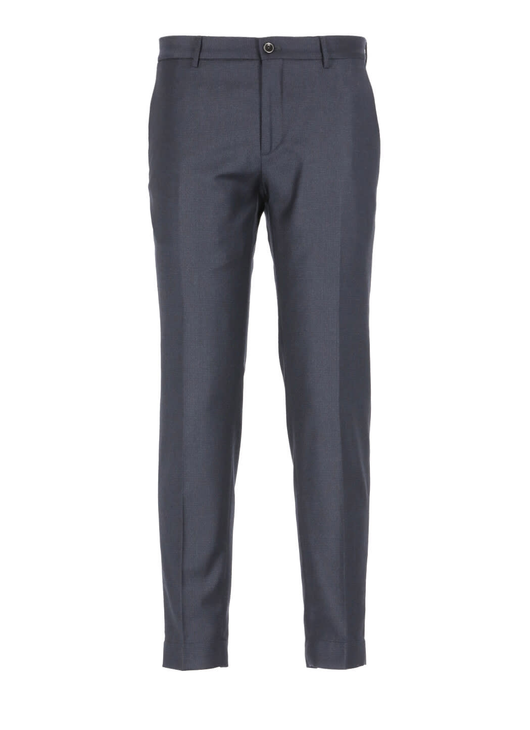 Incotex Wool Trousers With Micro Pattern