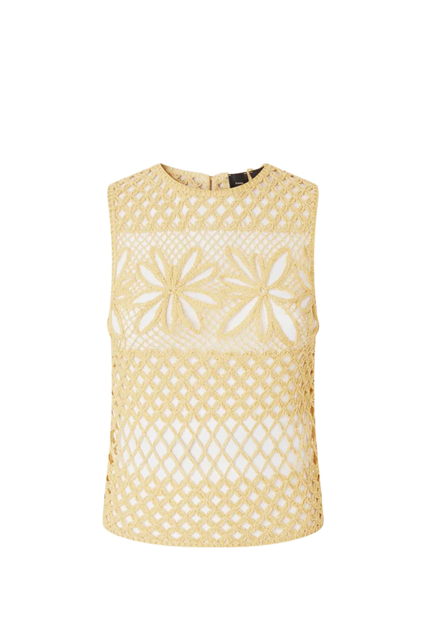 Crochet Knit Sleeveless Top