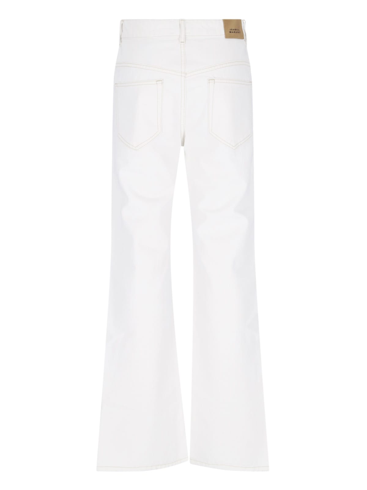 Shop Isabel Marant Jeans In White
