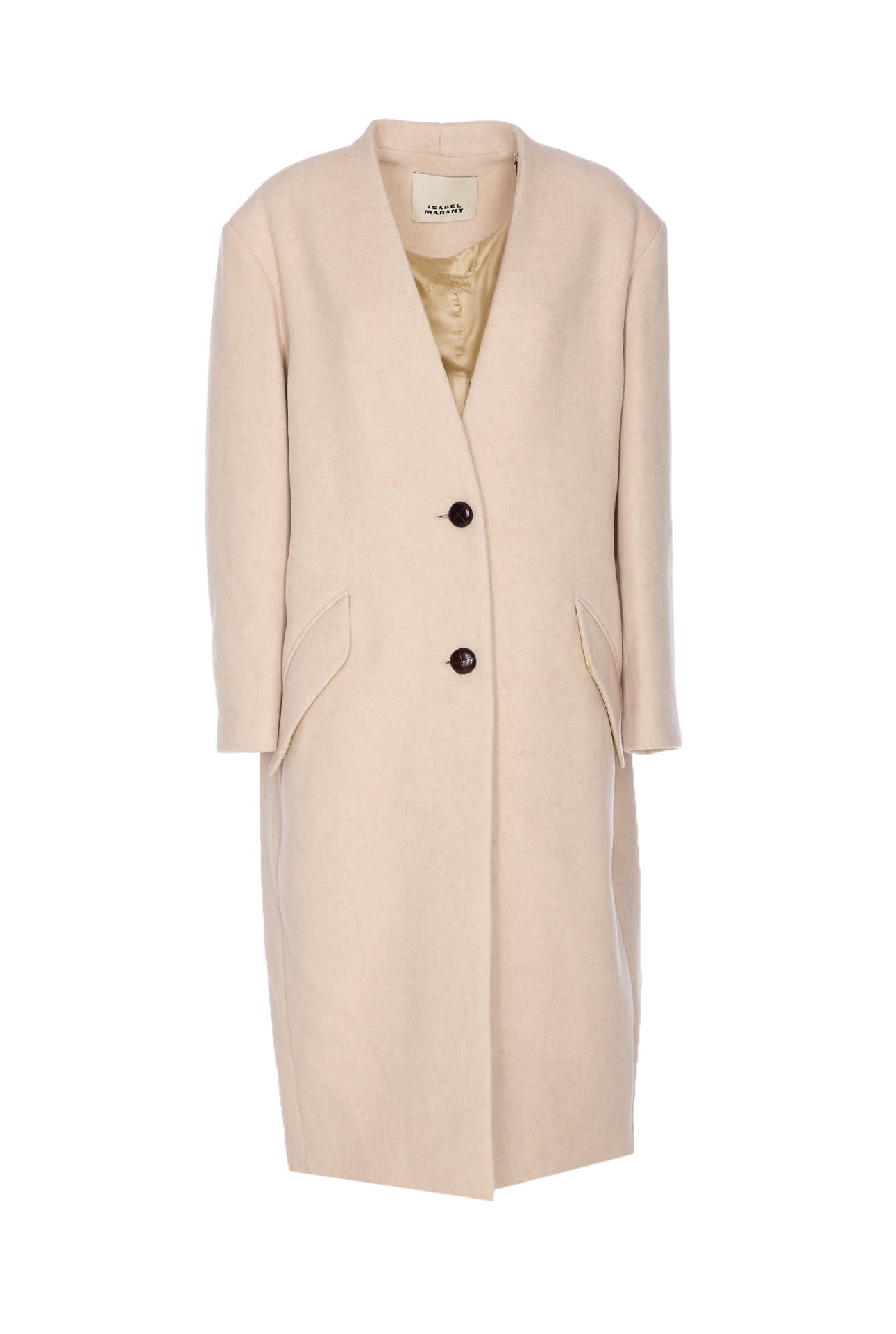 Isabel Marant Florane Coat In Sand