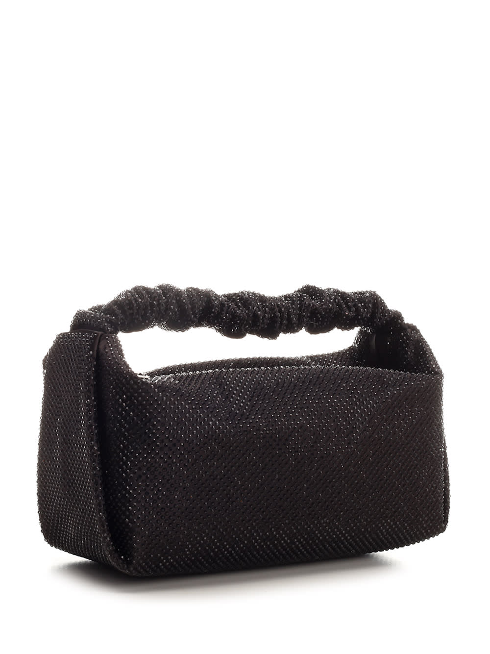 Shop Alexander Wang Mini Scrunchie Handbag In Black