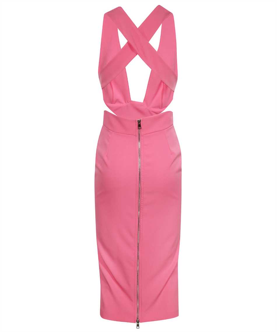 Ermanno Scervino Cut-out Dress In Pink