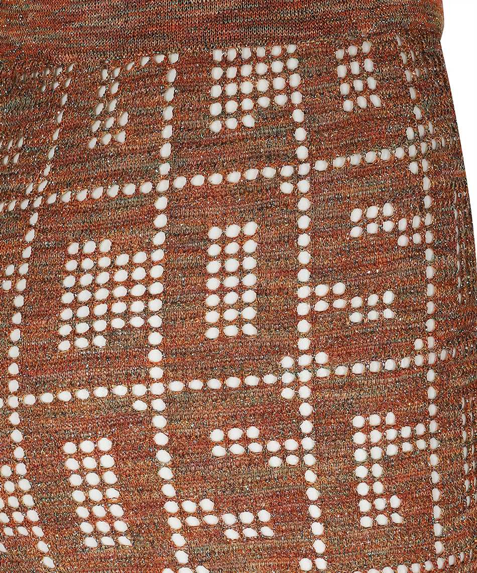 Gcds Knitted Trousers In Brown