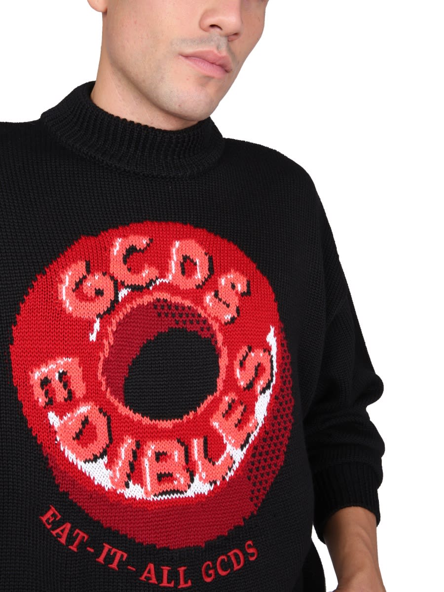 Shop Gcds Edibles Sweater In Black